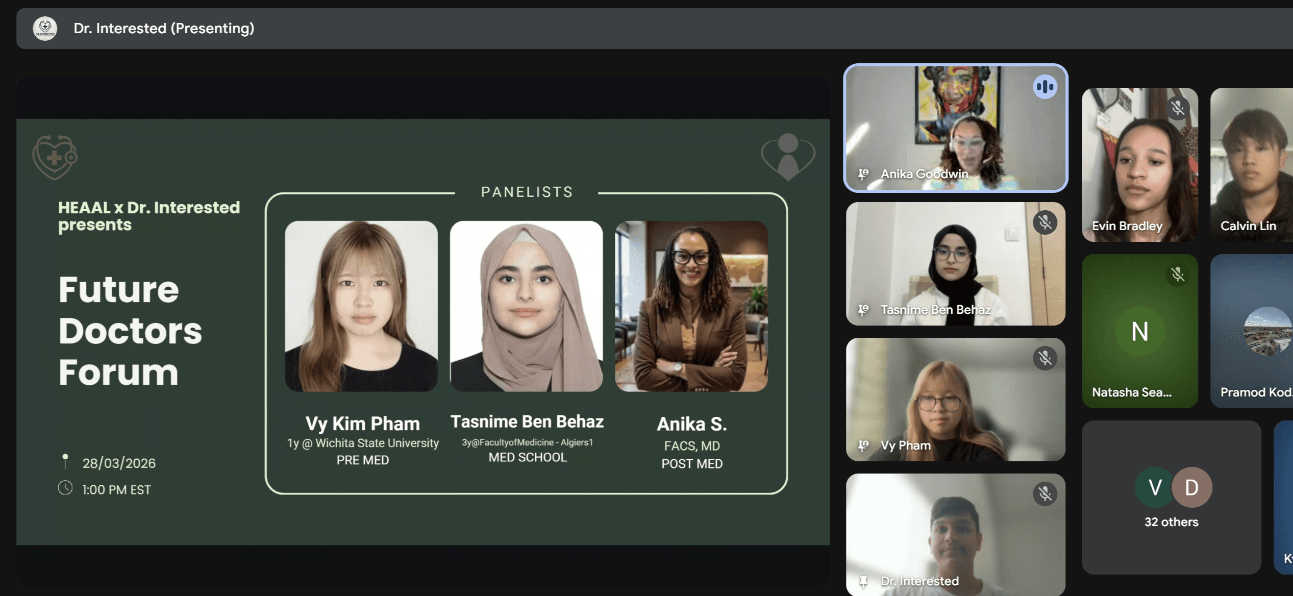 Future Doctors Forum (Dr. Interested x HEAAL)
