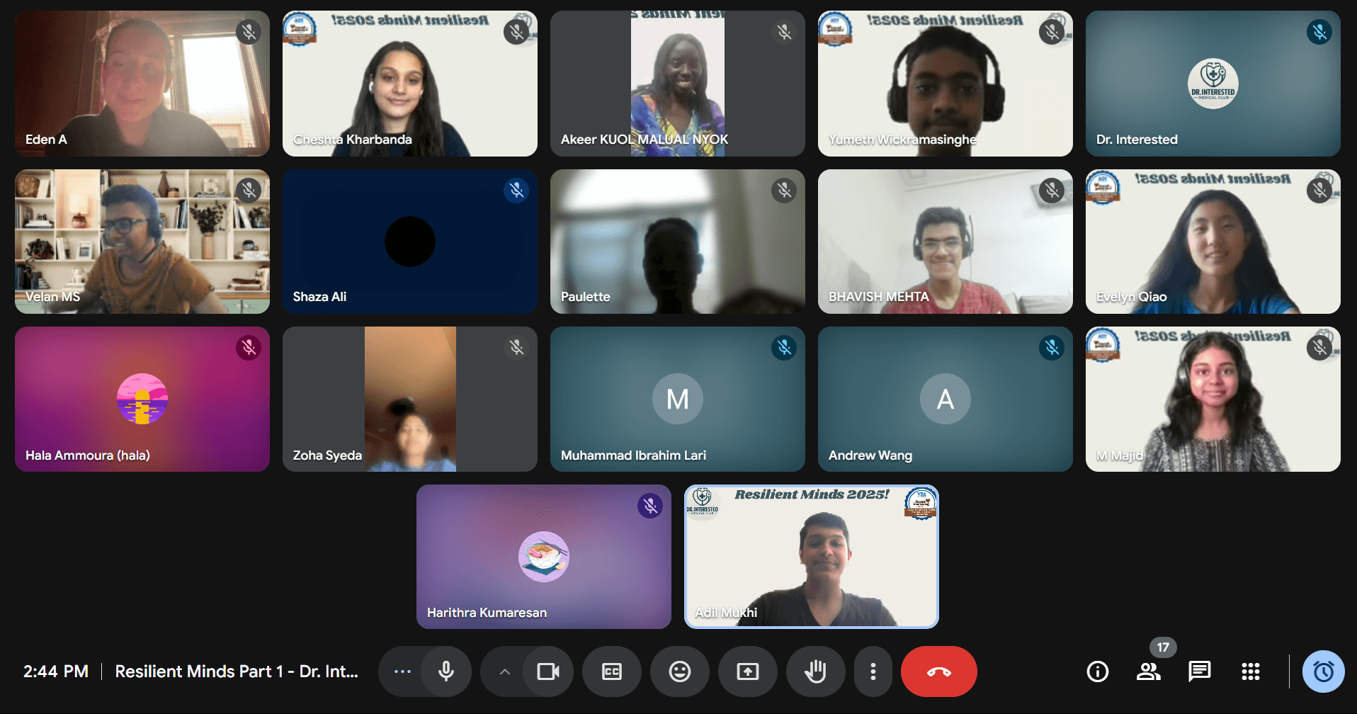 Dr. Interested - Resilent Minds Program Photo