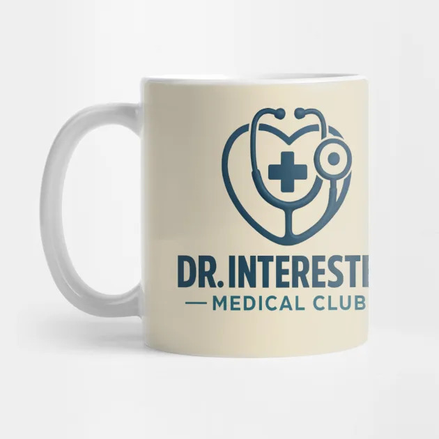 Dr. Interested Mug - Healthcare Club Merchandise